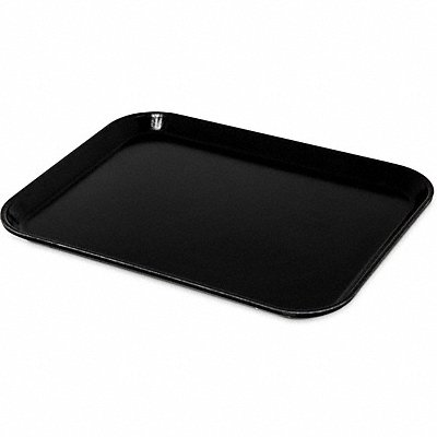 CARLISLE 1410FG004 Cafeteria Tray 13 3/4 in L Black
