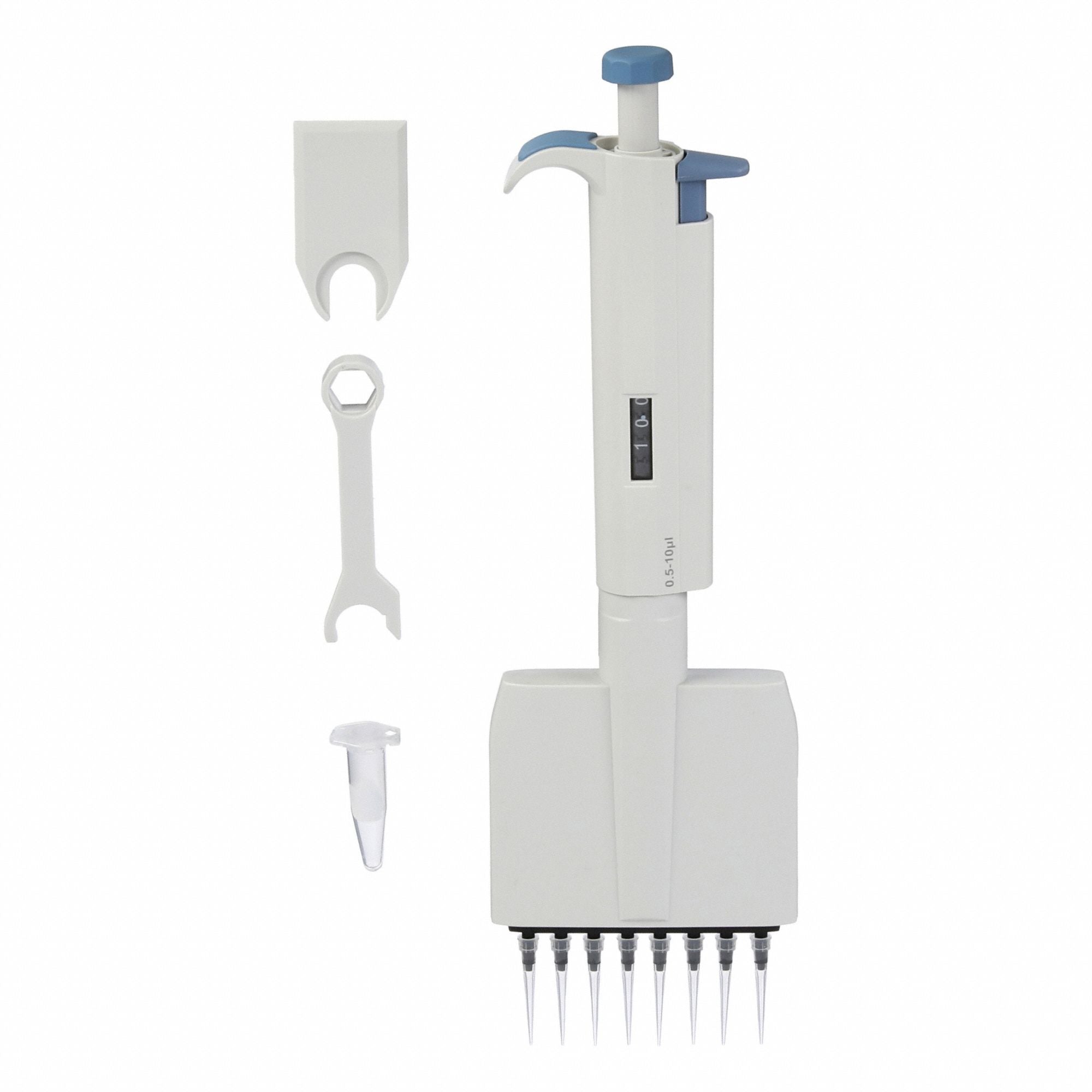 DLAB 61TA44 Pipette Eight-Channel 0.5-10uL ABS