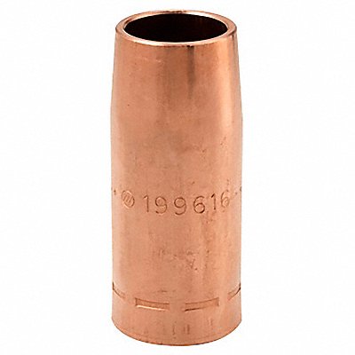 MILLER ELECTRIC 199616 MILLER Copper Straight MIG Weld Nozzle