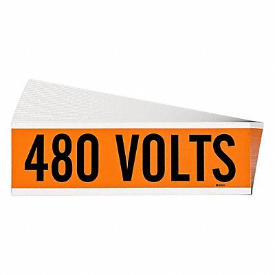 BRADY 152328 Conduit and Voltage Sign and Labels PK25