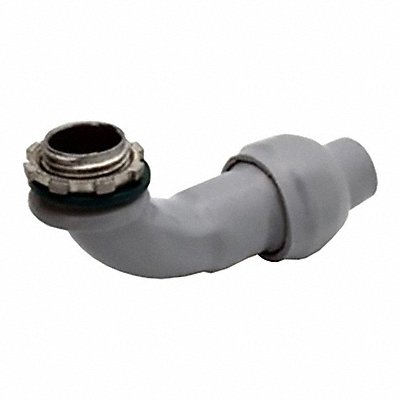 BRIDGEPORT FITTINGS 895DC2C MC Cable Connector 1/2 NPT Zinc Grey