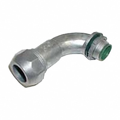BRIDGEPORT FITTINGS 895DCI2 MC Cable Connector 1/2 NPT Zinc Silver