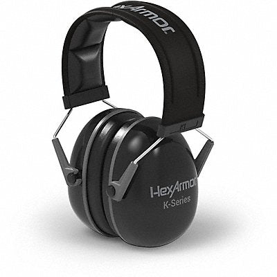 HEXARMOR 1910001 Ear Muffs Over-the-Head Black PR