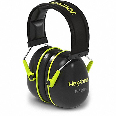 HEXARMOR 1910002 Ear Muffs Over-the-Head Black PR