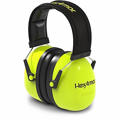 HEXARMOR 1910003 Ear Muffs Over-the-Head Black PR