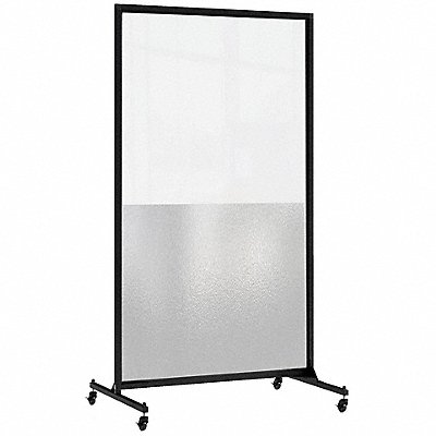 SCREENFLEX CRDFH1 Clear/Frosted 1 panel Room Divider