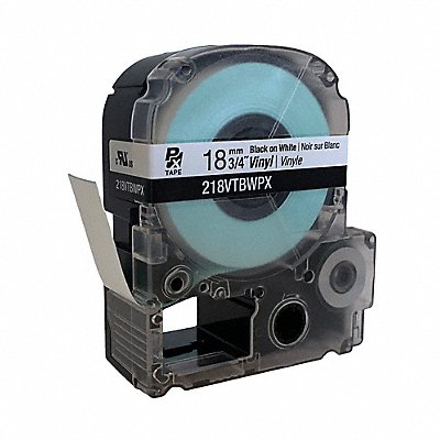 EPSON 218VTBWPX Printable Vinyl Label Cartridge