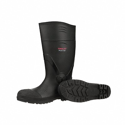 TINGLEY 31261 K2977 Black PVC SafetyToe Boot Men s 9 PR