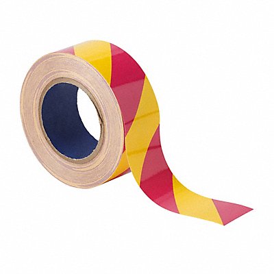 BRADY 170000 G5686 Floor Tape Pink/Yellow 2 inx100 ft Roll