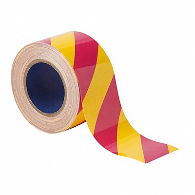 BRADY 170001 G5687 Floor Tape Pink/Yellow 3 inx100 ft Roll