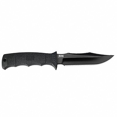 SOG E37SNCP Fixed Blade Knife Black Steel Straight