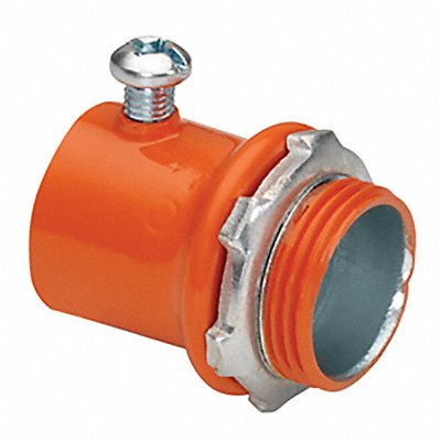 BRIDGEPORT FITTINGS 238SO Set Screw Connector EMT Steel 3 1/2