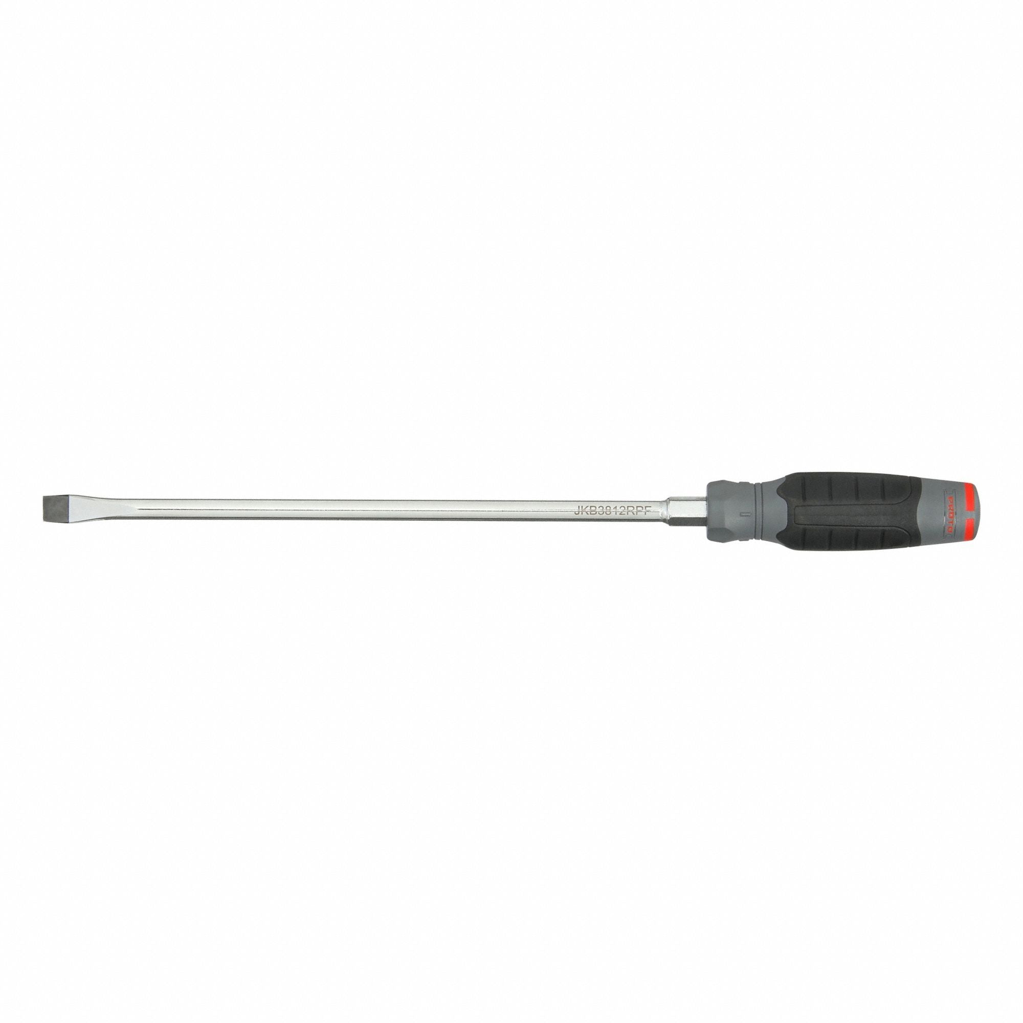 PROTO JKB3812RPF Screwdriver 3/8 in Tip Slotted Tip