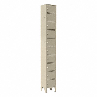 DURHAM MFG 62075 Cell Phone Locker 9 x5-3/4 Steel Tan