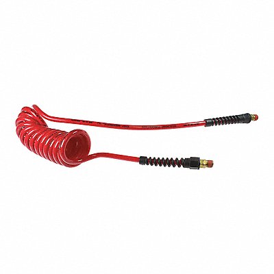 COILHOSE PNEUMATICS COPU3815BR Flexcoil 3/8 ID x 15ft 3/8 MPT Swvl Red