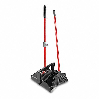 LIBMAN 1194 Lobby Pan/Broom Set Open Rubber Lip PK2