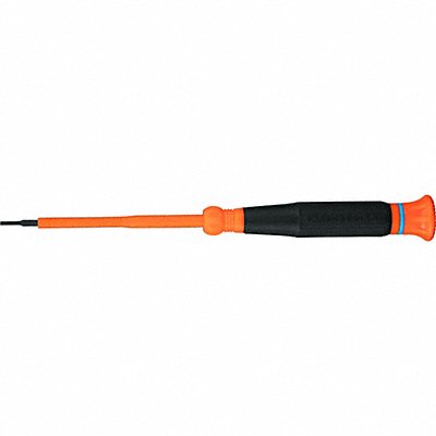 KLEIN TOOLS 6273INS Insulated Screwdriver Slotted 1/16-Inch