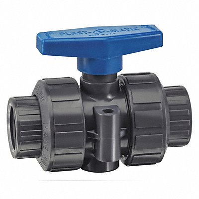 PLAST-O-MATIC MBV050VTPV Manual 2-Way Ball Valve NPT PVC