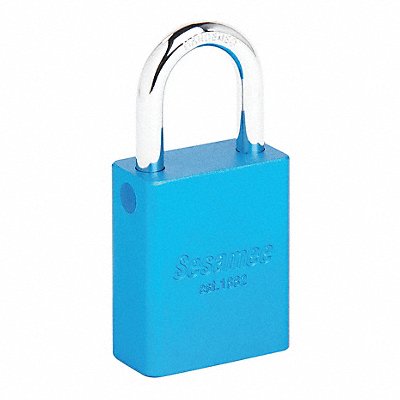 SESAMEE 90114 Alum Safety Lockout Padlock KA Blue
