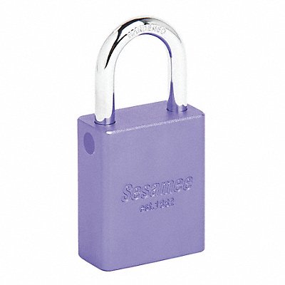 SESAMEE 90119 Alum Safety Lockout Padlock KA Purple