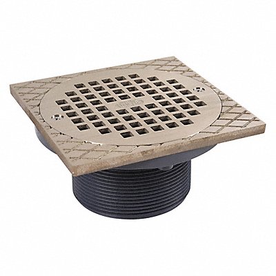 OATEY 72170 Nickel Strainer 6 w/Sq Rg Barrel