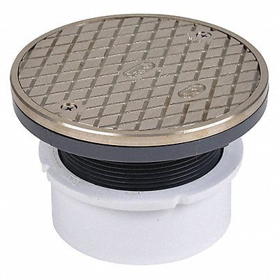 OATEY 74169 Adj PVC Cleanout 4 w/Nl Cvr Rng