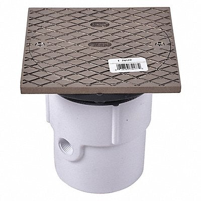 OATEY 74177 Adj PVC Cleanout 3 or 4 w/Nl Cv Sq