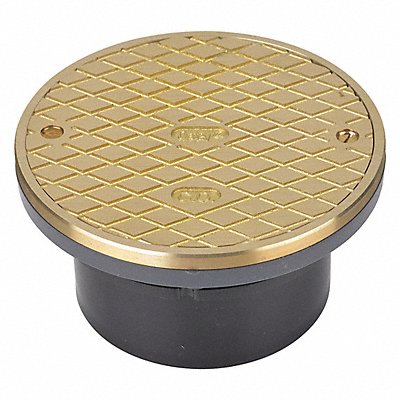 OATEY 84139 Adj ABS Cleanout 4 w/Cover Ring