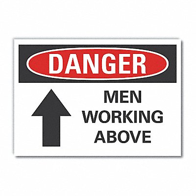 LYLE LCU40191ED14x10 Danger Sign 10in x 14in Non-PVC Polymer
