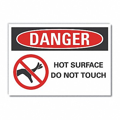 LYLE LCU40203ED10x7 Danger Sign 7 inx10 in Non-PVC Polymer