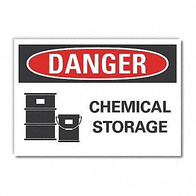 LYLE LCU40212ED10x7 Danger Sign 7 inx10 in Non-PVC Polymer