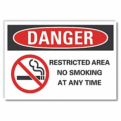 LYLE LCU40276ED10x7 Danger Sign 7 in x 10 in Non-PVC Polymer