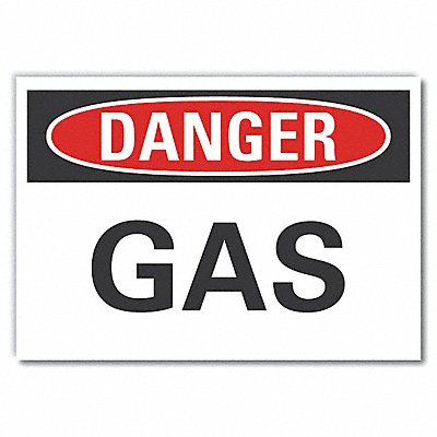 LYLE LCU40294ND14X10 Gasoline Danger Lbl 10inx14in Polyester
