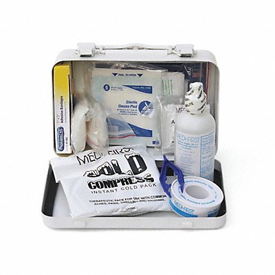 MEDI-FIRST 821M1 Small Metal Vehicle Kit Great for A Car