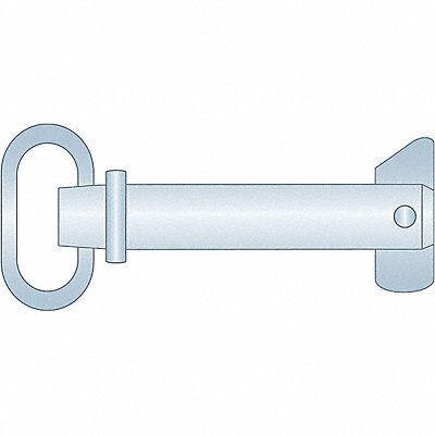 HERITAGE HPSL05003500 Hitch Pin Swivel Lock 1/2 x3-1/2 Zc Clr