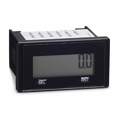 TRUMETER 632025000000 Hour Meter Rectangular LCD 3-300 VDC