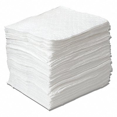 OIL EATER AOABPH100WHITE Pad Oil Only Sonic Bonded Heavy 15 x18