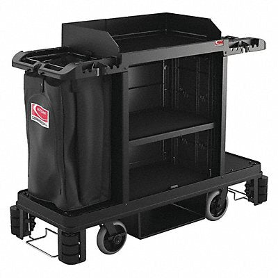 SUNCAST HKC2000 Housekeeping Cart Premium 360 Deg Castr