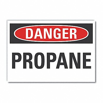 LYLE LCU40310ED10x7 Danger Sign 7 in x 10 in Non-PVC Polymer