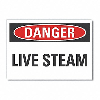LYLE LCU40333ED10x7 Danger Sign 7 in x 10 in Non-PVC Polymer