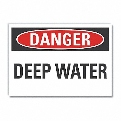 LYLE LCU40335ED14x10 Danger Sign 10inx14in Non-PVC Polymer