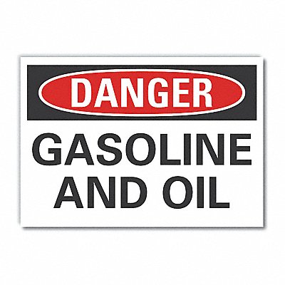 LYLE LCU40387ED10x7 Danger Sign 7 in x 10 in Non-PVC Polymer