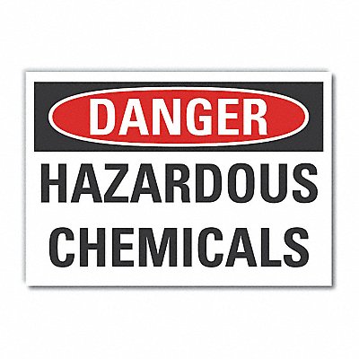 LYLE LCU40422ED14x10 Danger Sign 10in x 14in Non-PVC Polymer