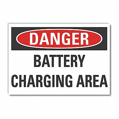 LYLE LCU40440ND14X10 Batt. Charge Label 10inx14in Polyester