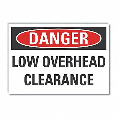 LYLE LCU40457ED14x10 Danger Sign 10in x 14in Non-PVC Polymer