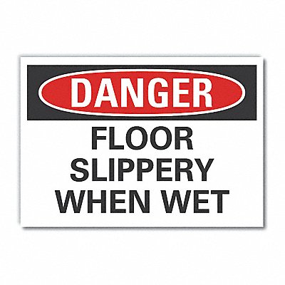 LYLE LCU40461ED14x10 Danger Sign 10in x 14in Non-PVC Polymer
