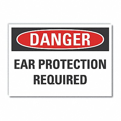LYLE LCU40467ED14x10 Danger Sign 10in x 14in Non-PVC Polymer