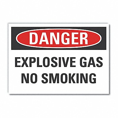 LYLE LCU40471ED10x7 Danger Sign 7 in x 10 in Non-PVC Polymer