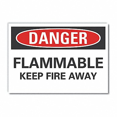 LYLE LCU40472ED10x7 Danger Sign 7 inx10 in Non-PVC Polymer