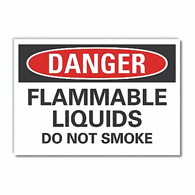 LYLE LCU40514ED10x7 Danger Sign 7 inx10 in Non-PVC Polymer